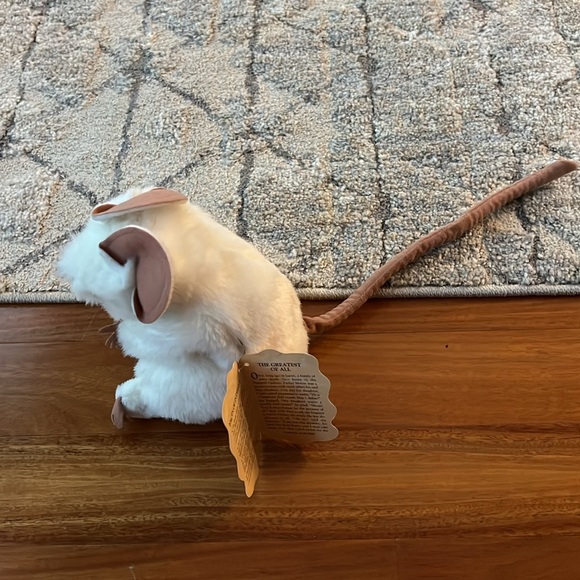 Folkmanis Hand Puppets White Mouse Puppet New Moveable mouth and arms rodent NWT - Picture 6 of 8